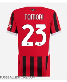 Günstige AC Milan Fikayo Tomori #23 Heimtrikot Damen 2024-25 Kurzarm